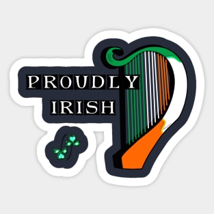 Proudly Irish Sticker